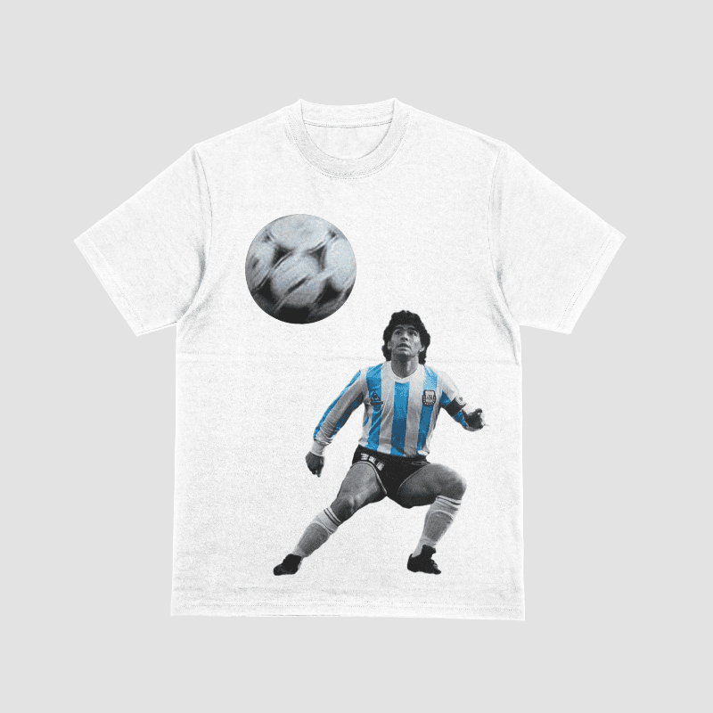 Diego Maradona — Legends XI Tee (White)
